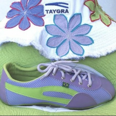 Chaussures TAYGRA slim lilas et vert (ancien modèle)