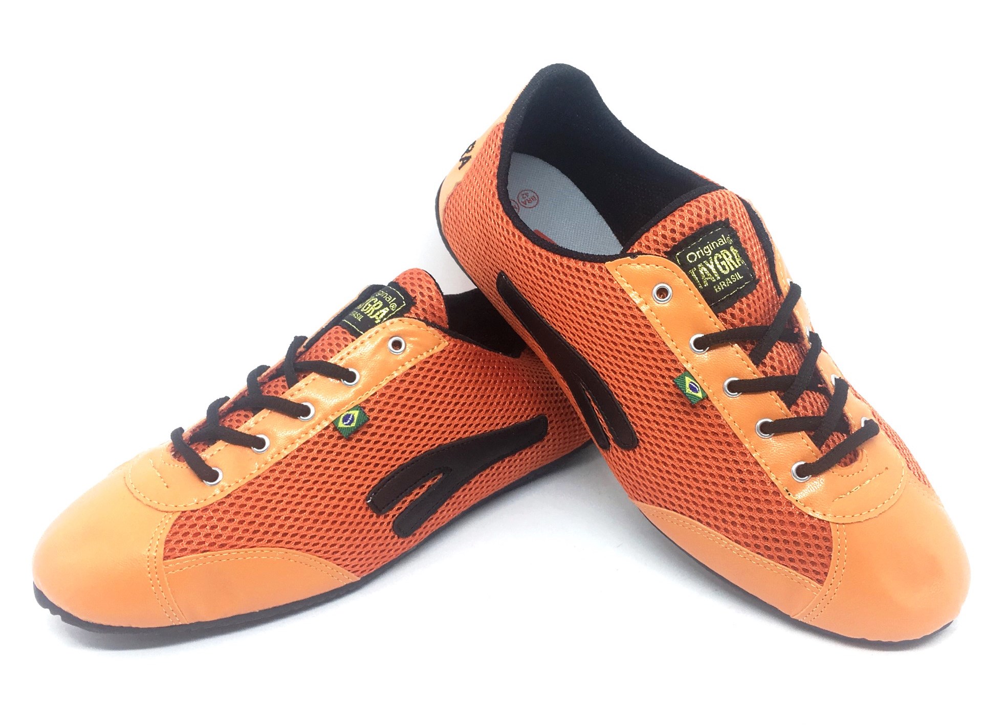 Chaussures TAYGRA slim orange et noir