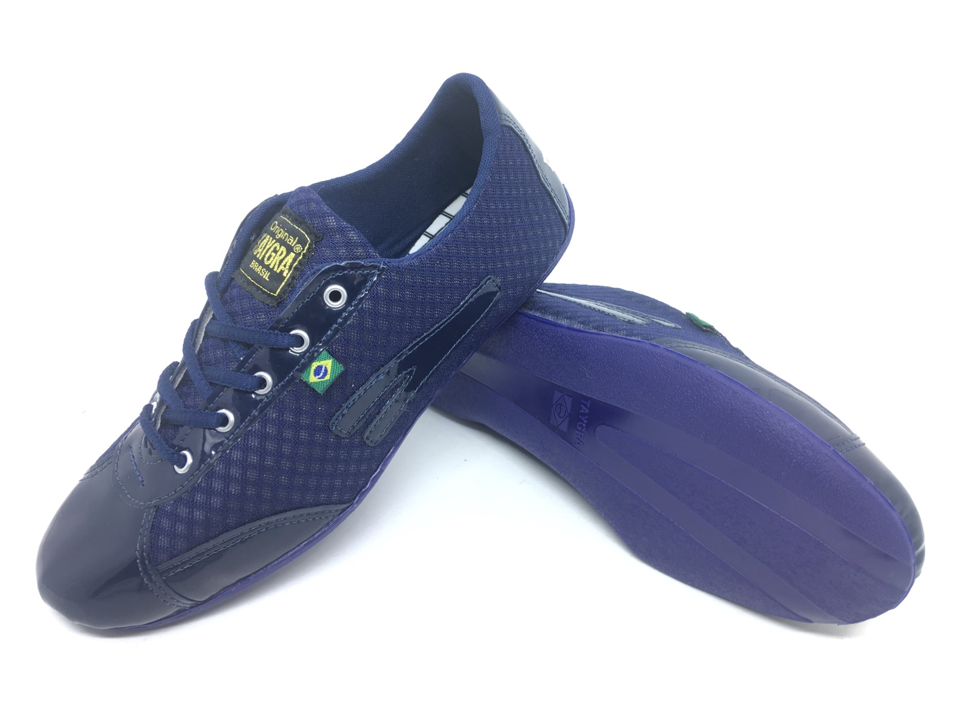 Baskets de danse  TAYGRA dança bleu marine gloss (semelle lisse)