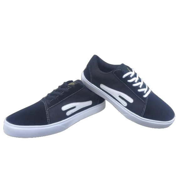 Baskets de danse TAYGRA Urbano noires et blanches souples légères et confortables Vue paire