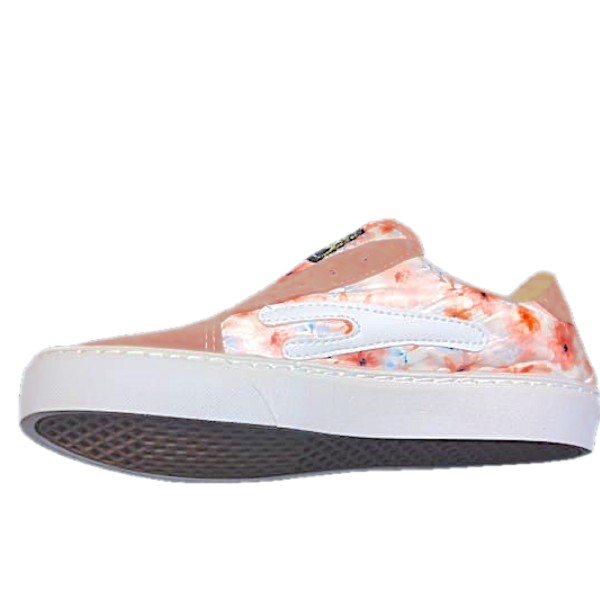 Baskets de danse TAYGRA Urbano floral nude souples légères confortables Vue profil