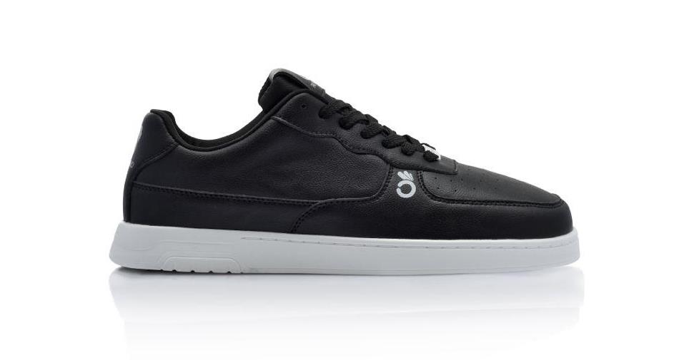 baskets de danse PANAMIO noir et blanc vue profil