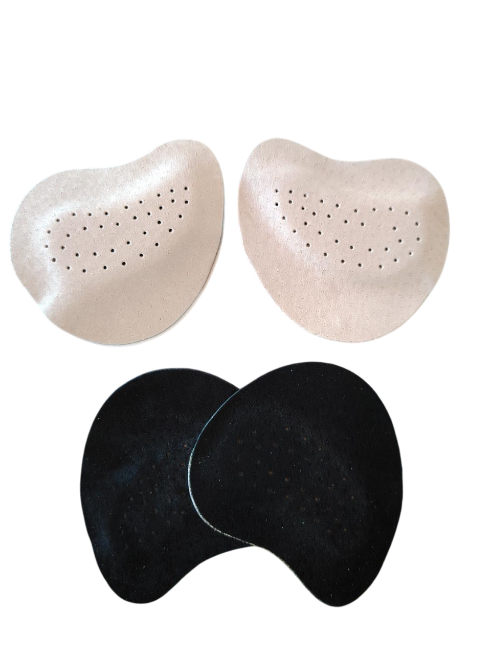 Demi-semelles intérieures coussinets ultra confort chair ou noir