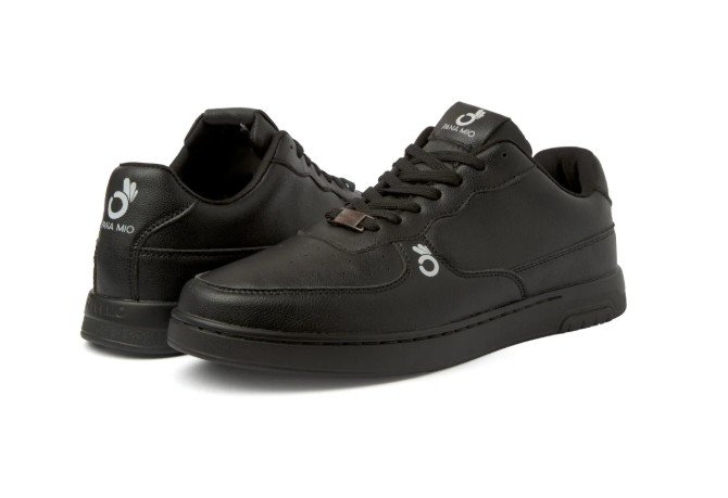 baskets de danse PANAMIO tout noir vue 3 quarts arrière