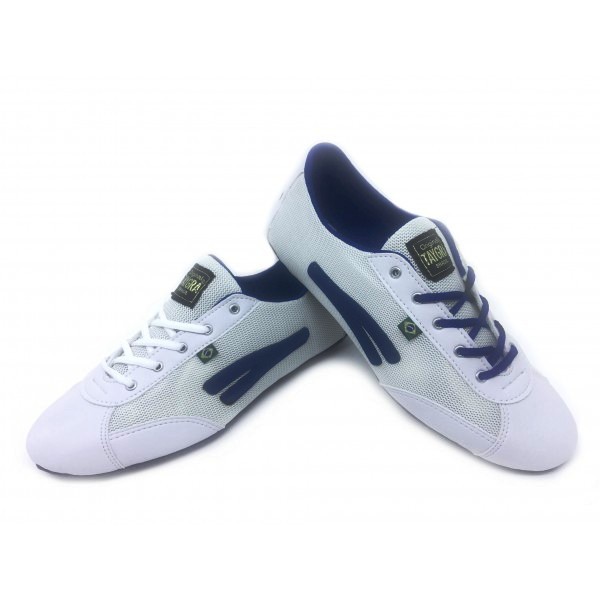Baskets de danse TAYGRA slim blanc et marine
