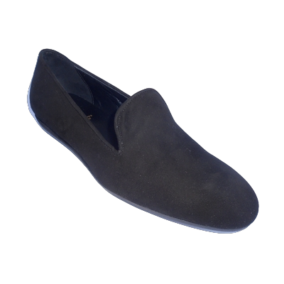 Chaussures de danse homme ENZO en peau noire. Semelle gomme talon 1cm
