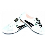 Baskets de danse TAYGRA Slim blanches et noires souples légères flexibles et confortables