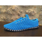 Baskets de danse TAYGRA Corrida turquoise souples légères et confortables Vue profil