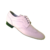 Chaussures de danse homme STEFANO BEIGE en cuir beige clair talon 2cm et semelle peau vue 3 quarts