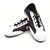 Baskets de danse TAYGRA Slim noires blanches et or souples légères flexibles et confortables