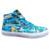 Baskets de danse TAYGRA Urbano montantes Tropical bleu souples légères confortables Vue profil