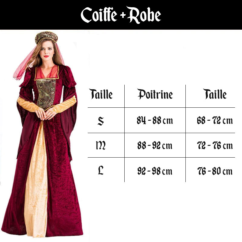 Couronne princesse dorée - la magie du deguisement, costumes medieval