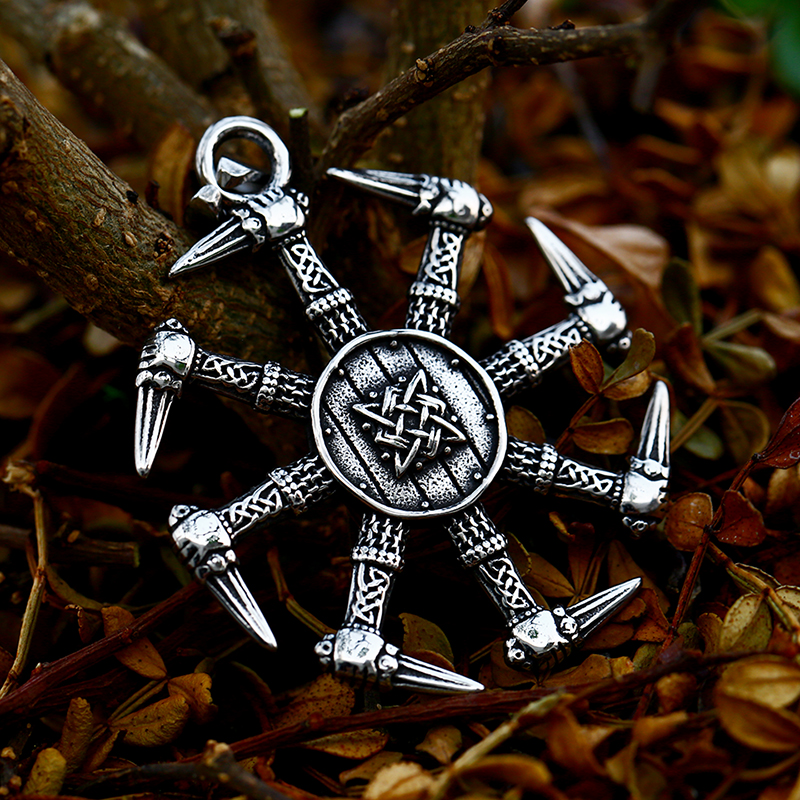 Beier-pendentif-en-acier-inoxydable-2022-pendentif-Viking-mythologie-nordique-Kolovrat-symbole-esclave-bijoux-de-Style