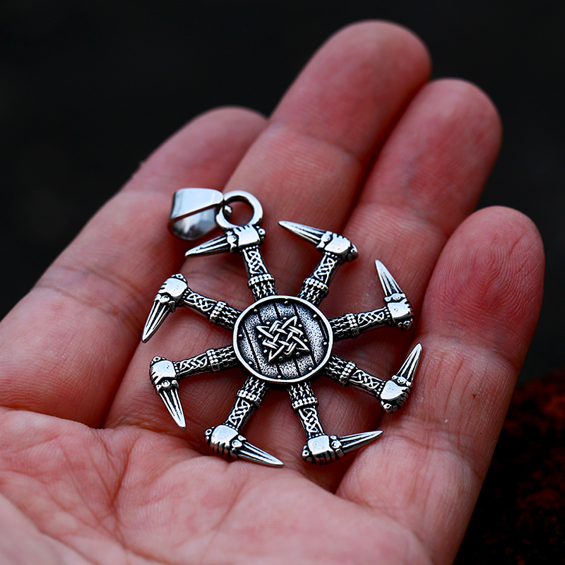 Beier-pendentif-en-acier-inoxydable-2022-pendentif-Viking-mythologie-nordique-Kolovrat-symbole-esclave-bijoux-de-Style