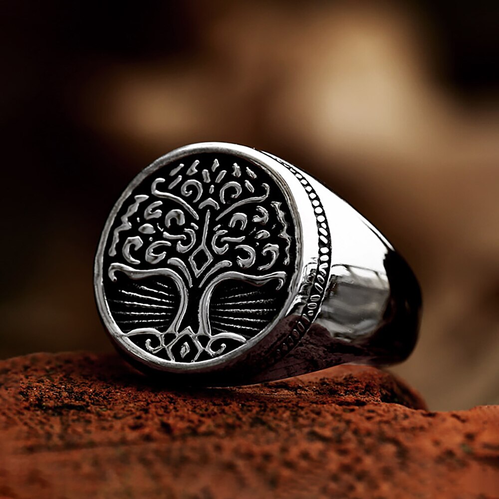 Bague-arbre-de-vie-Viking-vintage-pour-hommes-et-femmes-acier-inoxydable-matiques-de-motard-Myenson