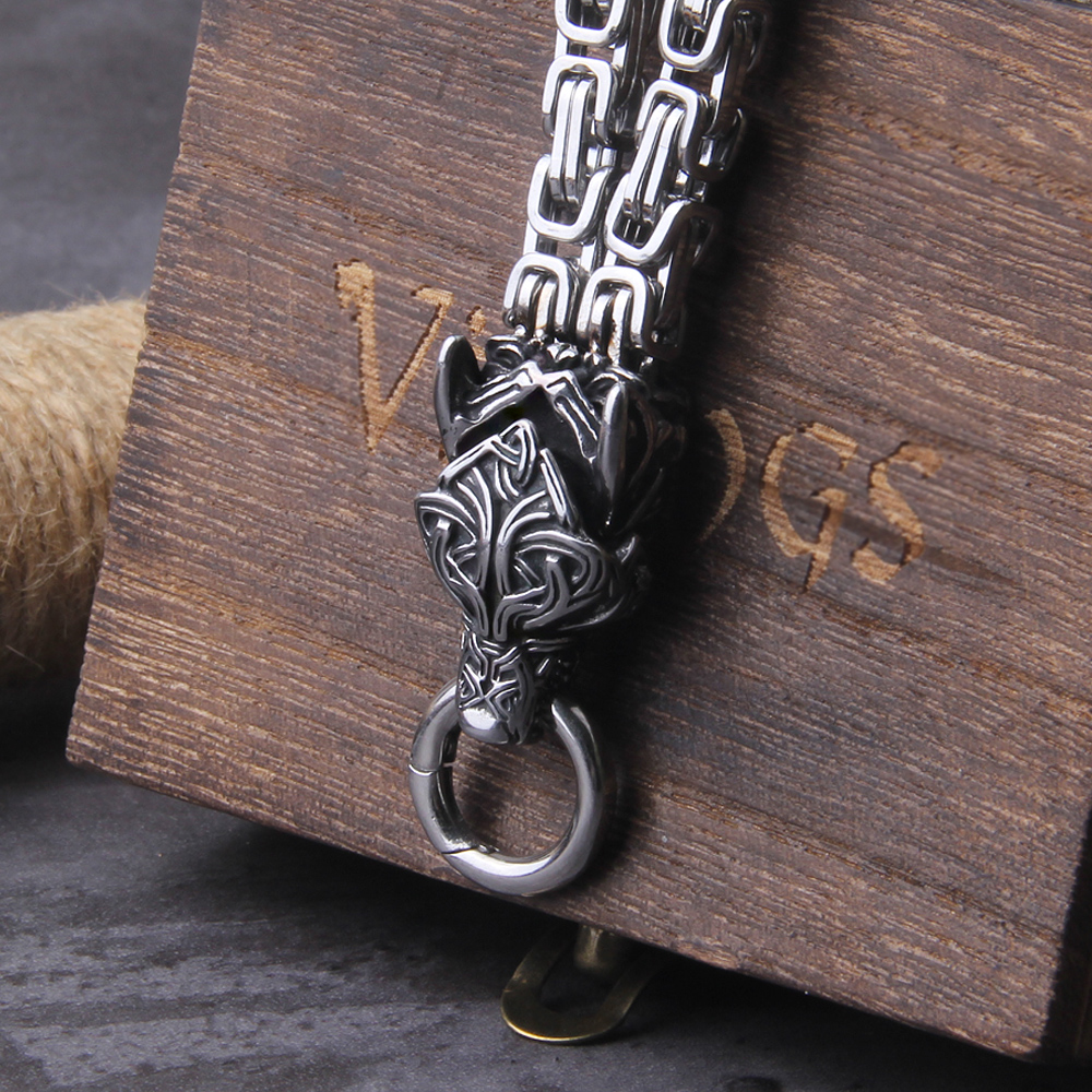 Collier-de-loup-celtique-pour-homme-bijou-en-acier-inoxydable-pendentif-amulette-marteau-Viking-Runes-nordiques