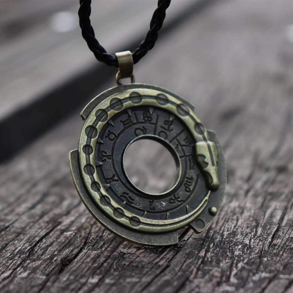 Collier-avec-pendentif-en-Bronze-symbole-de-la-mythologie-la-plus-ancienne-Ouroboros-serpent-infini-Rune