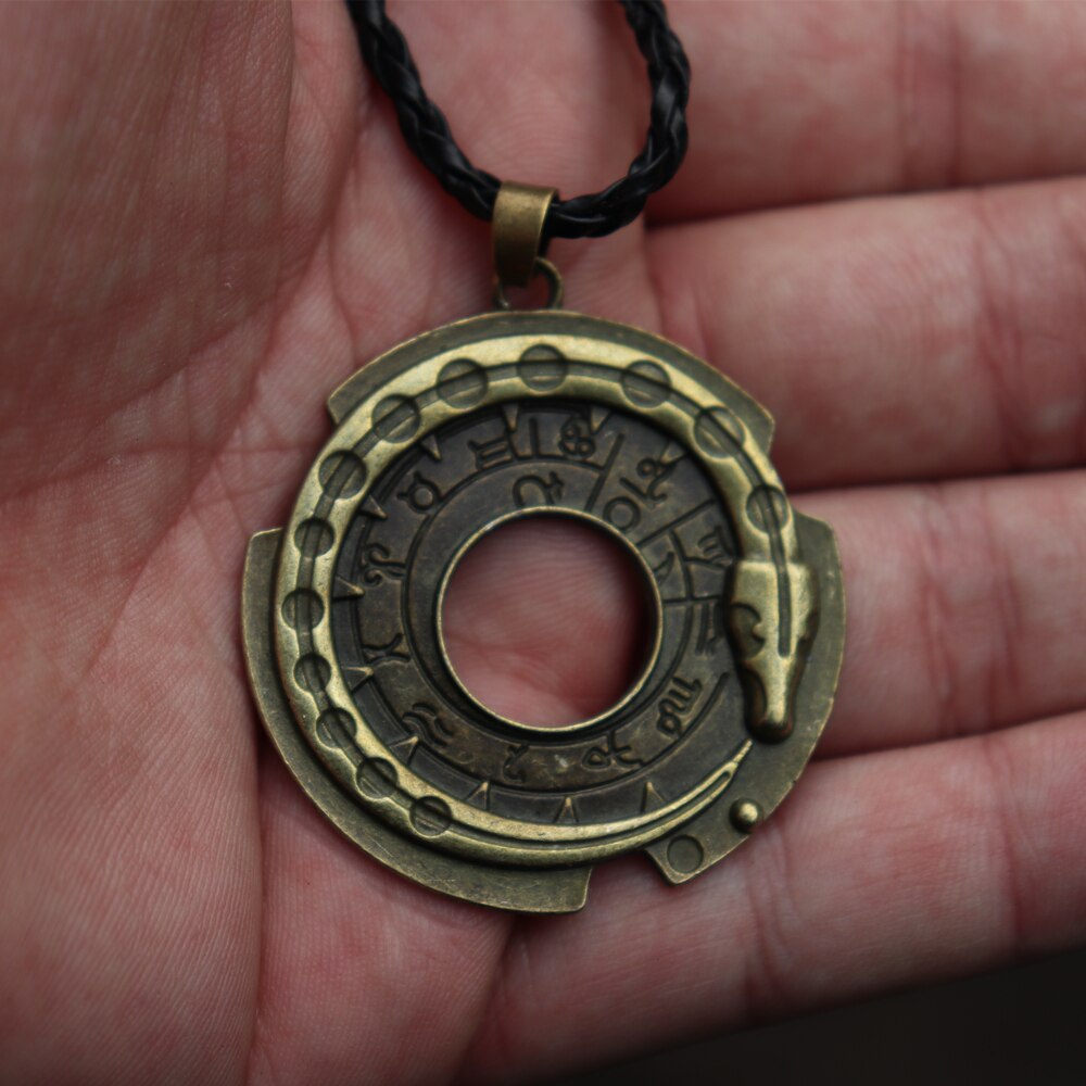 Collier-avec-pendentif-en-Bronze-symbole-de-la-mythologie-la-plus-ancienne-Ouroboros-serpent-infini-Rune