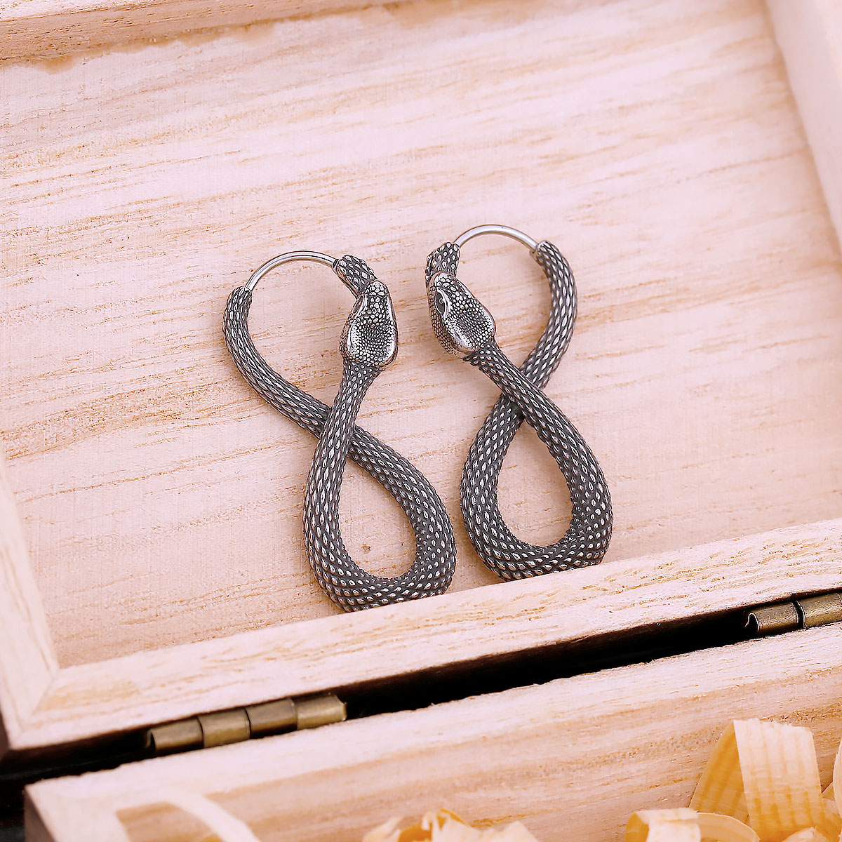 Boucles d\'Oreilles Ouroboros