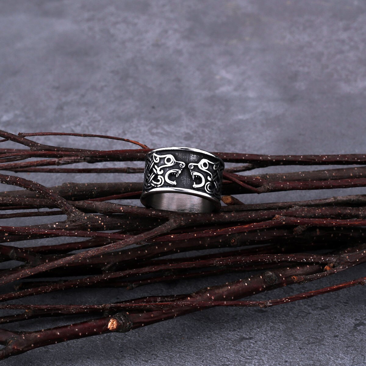 Bague-en-acier-inoxydable-316L-pour-homme-anneau-classique-nordique-Viking-r-tro-amulette-embl-matique