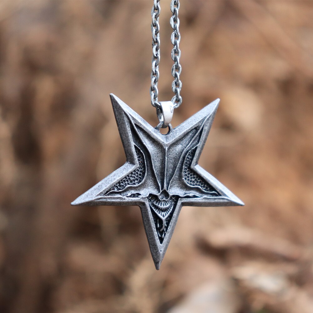 EYHIMD-Colliers-de-la-pr-sidence-du-pentagramme-invers-pour-hommes-Satan-satanique-Bijoux-Baphomet-Pendentif