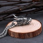 Collier-t-te-de-Dragon-Viking-en-acier-inoxydable-pour-hommes-amulette-Hip-Hop-pendentif-de