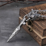 Collier-de-loup-celtique-pour-homme-bijou-en-acier-inoxydable-pendentif-amulette-lance-Runes-nordiques-ancre