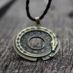 Collier-avec-pendentif-en-Bronze-symbole-de-la-mythologie-la-plus-ancienne-Ouroboros-serpent-infini-Rune