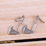 Boucles-d-oreilles-pendantes-en-acier-inoxydable-Viking-Valknut-Rune-Axe-pour-hommes-Amulette-Hip-Hop