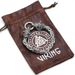 Bracelet-t-te-de-loup-Viking-pour-hommes-en-acier-inoxydable-dor-cha-ne-King-carr