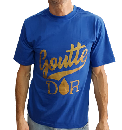 Goutte d\'Or t-shirt in Royal blue