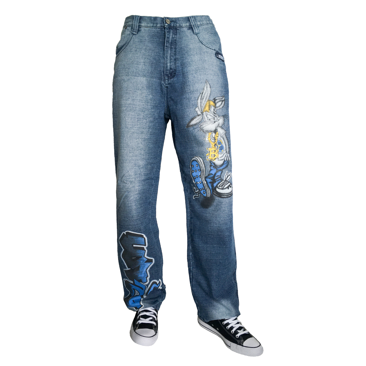 Lot29 baggy jeans with Bunny