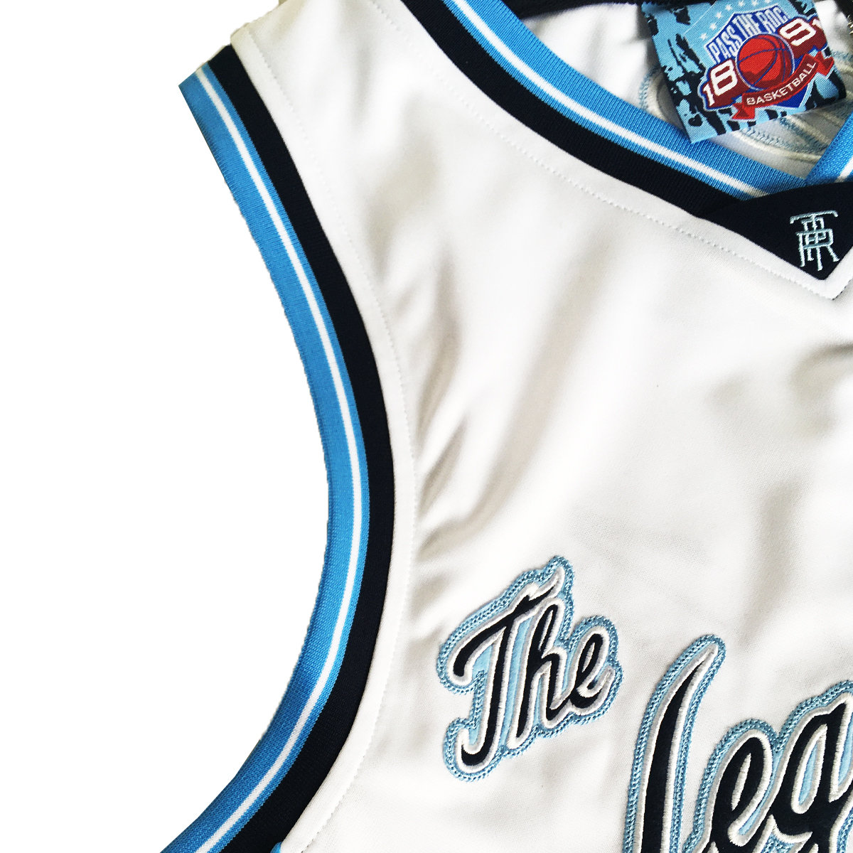 Pass The Roc jersey throwback sky blue 5