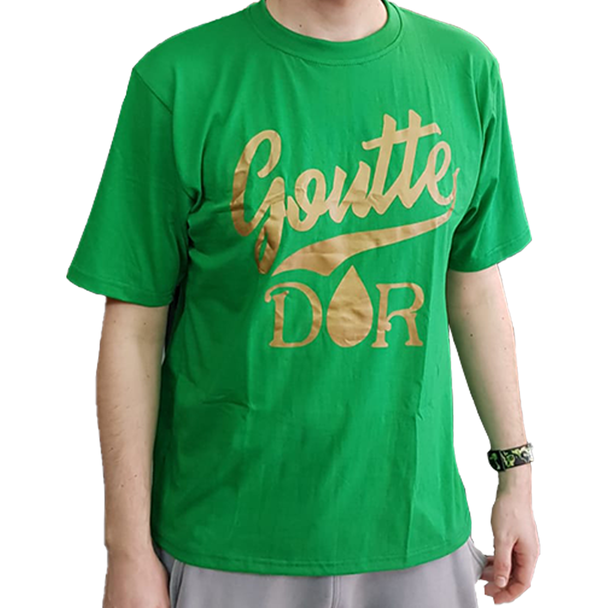 Hollyhood Capital printed green t-shirt Goutte d\'Or