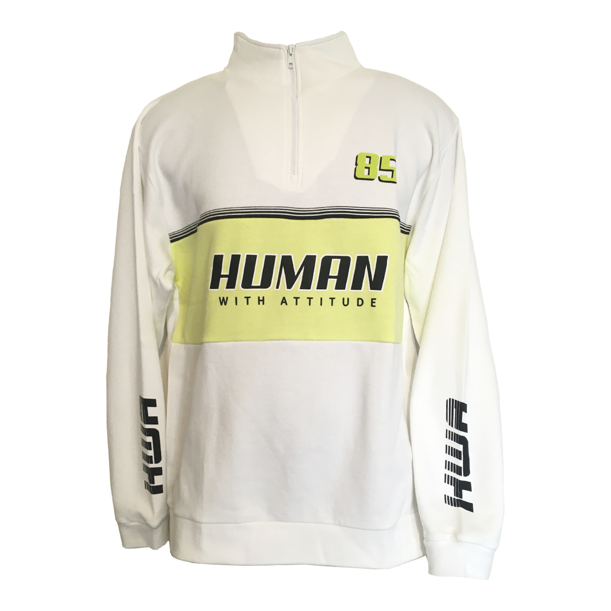 Human With Attitude zip up cotton sweat (size M)