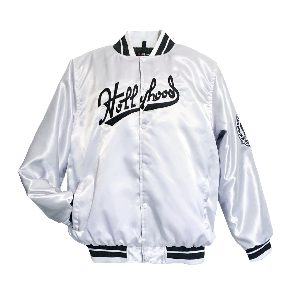 White Satin Bomber jacket (Muhammad Ali)