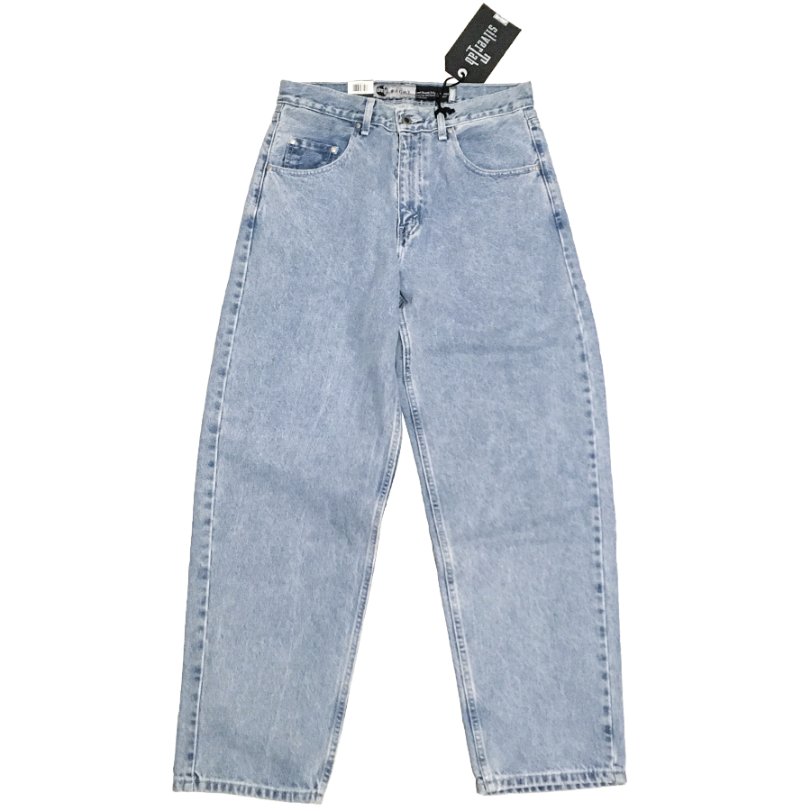 silver tab baggy jeans
