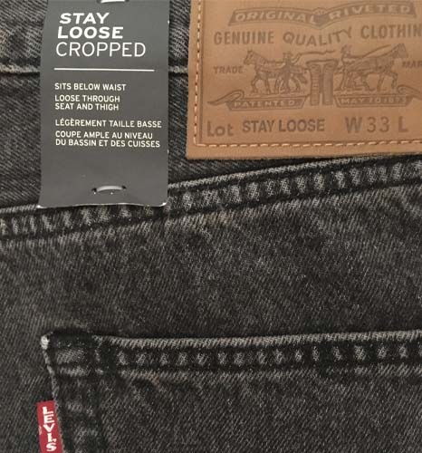 Levis Jeans Stay Loose Cropped black wash - Levi's/Men -  /en