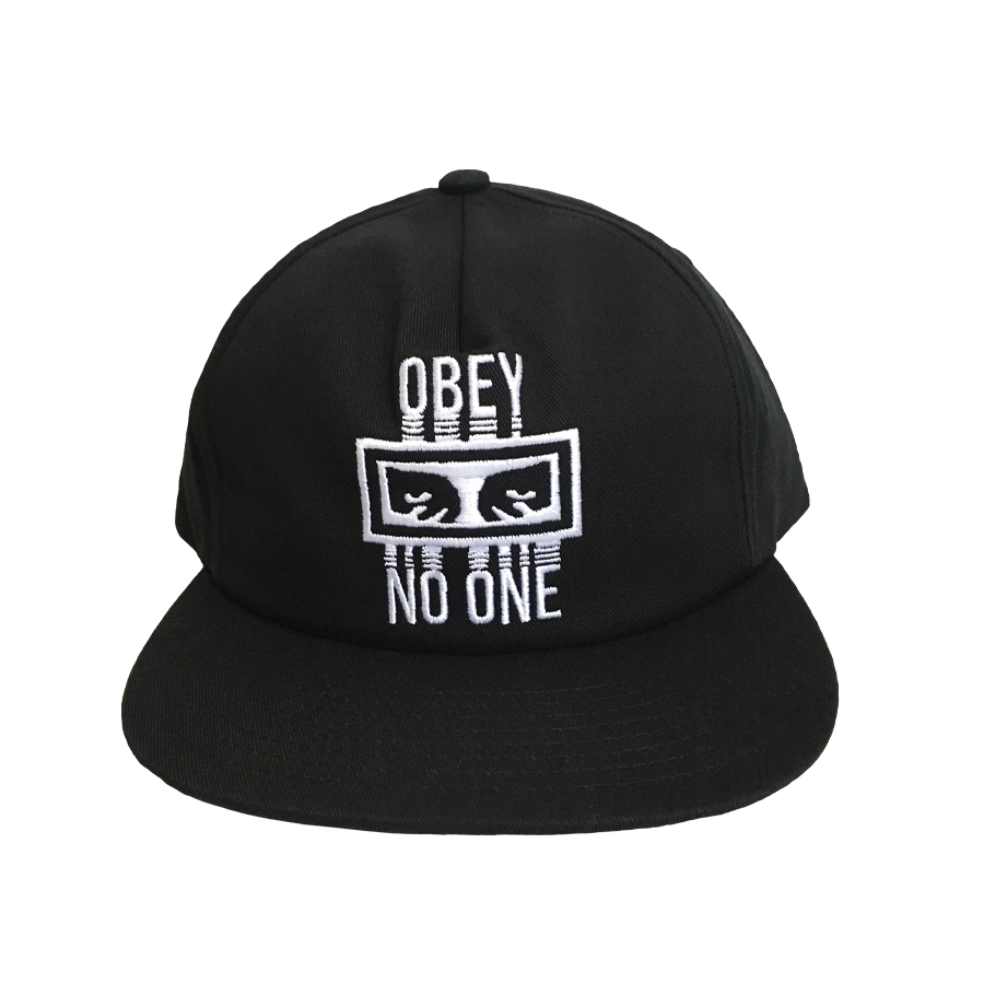 Obey No One 6 panel classic eye logo