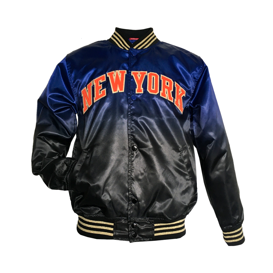 Satin lightweight jacket NBA, New York (XL)