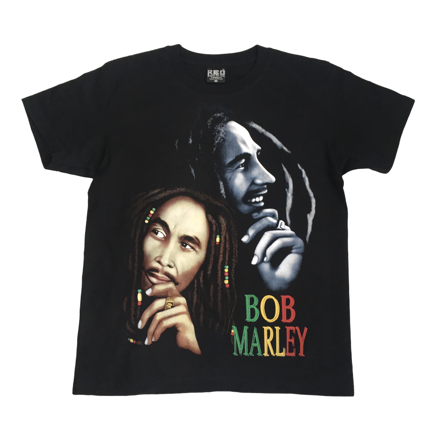 Bob Marley front and back printed t-shirt