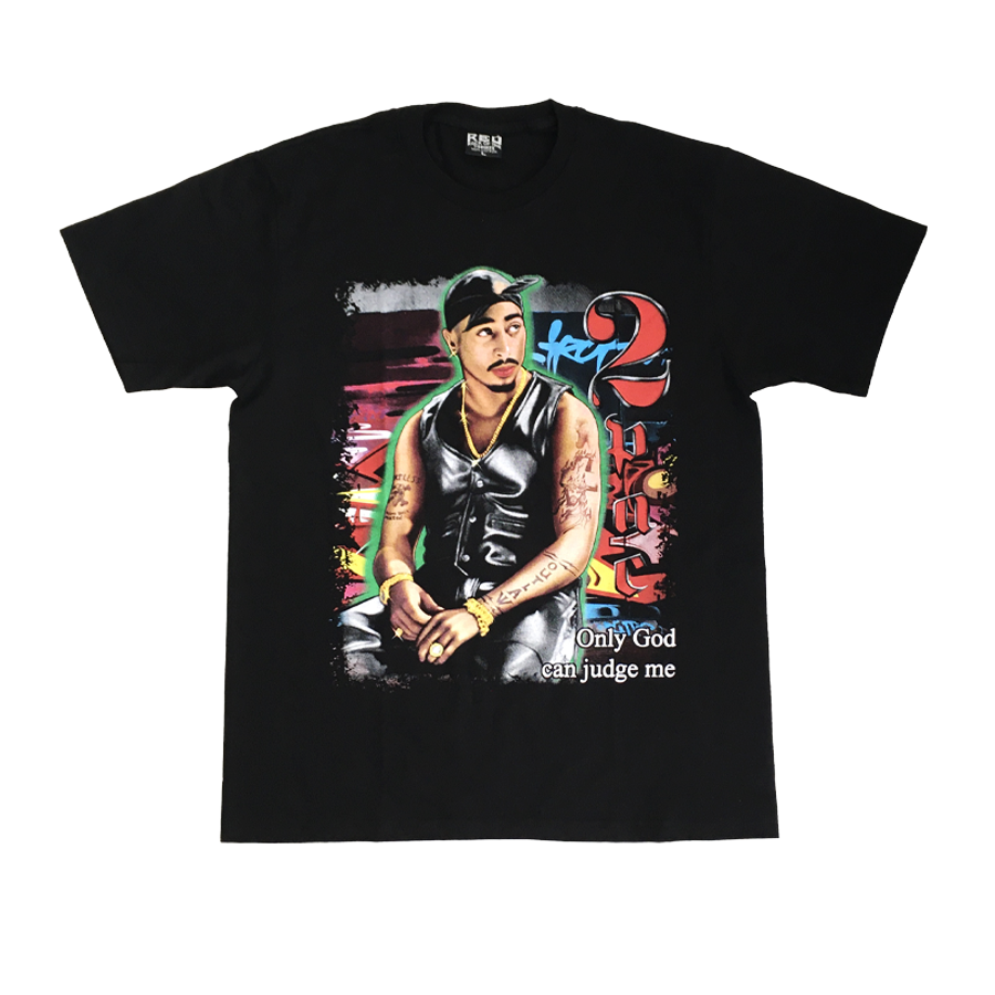 Tupac Graffiti Print t-shirt