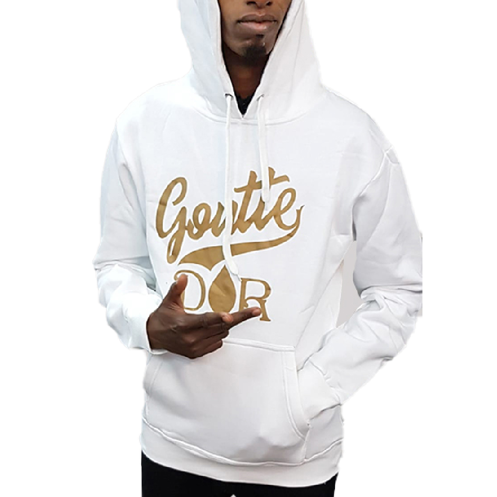 Goutte d\'Or heavy sweat hoodie (white)