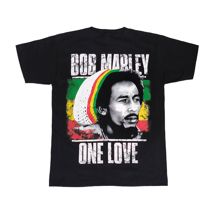 Bob Marley print t-shirt One Love 2