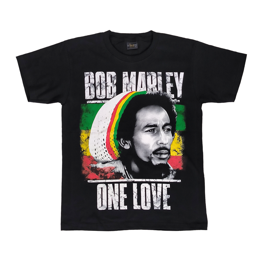Bob Marley One Love black print t-shirt