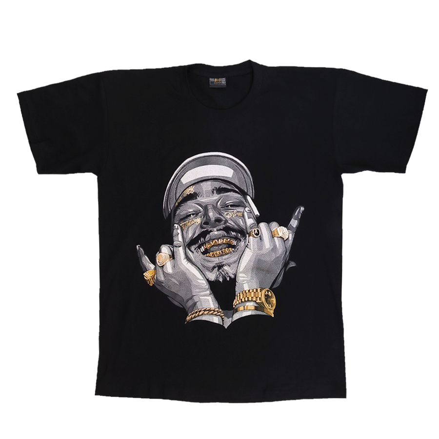 Black print t-shirt Wiz Khalifa