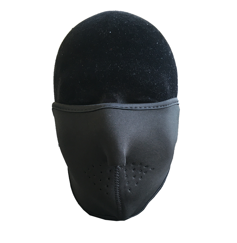 Half face Biker mask (black)