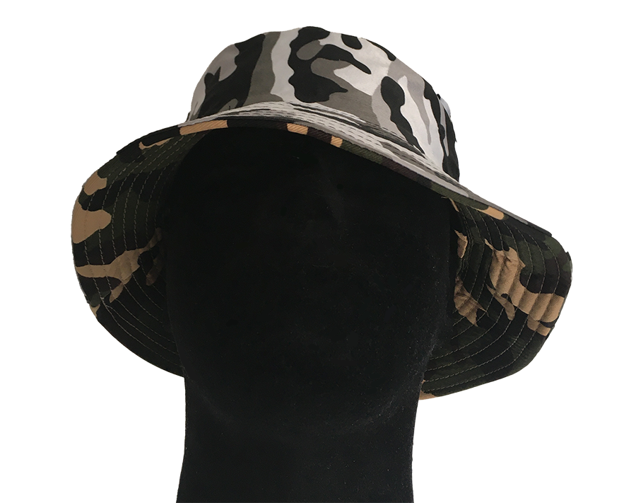 Camo bucket black white 2