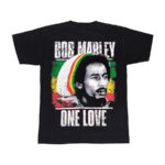 Bob Marley print t-shirt One Love 2
