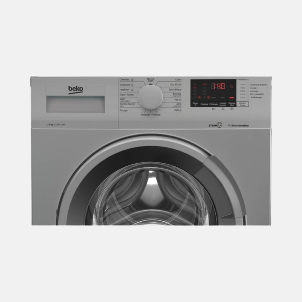 Lave-linge frontal 6kg BEKO WUE6612S1S
